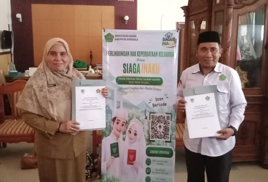 Inovasi 'Pakatantu Kusarumaka': Usai Akad Nikah, Warga  Donggala Langsung Terima KTP-KK