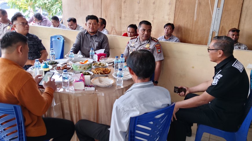 Polres Poso Rangkul Insan Pers Tangkal Hoaks