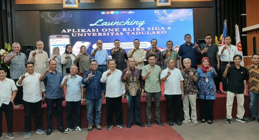 Wujudkan Digitalisasi Kampus, Untad Luncurkan One Kliks