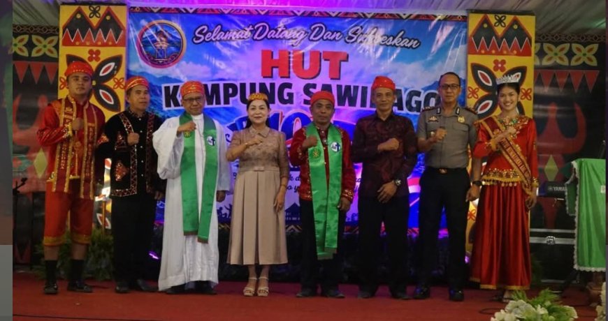 Sekda Poso Hadiri Penutupan HUT ke-101 Sawidago