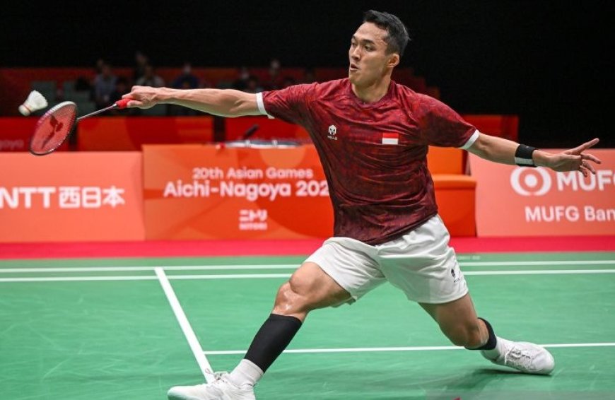 Jonatan Christie Singkirkan Minoru Koga di 16 besar Hylo Open