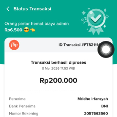 Bagaimana jika transaksi gagal tapi saldo berkurang BNI