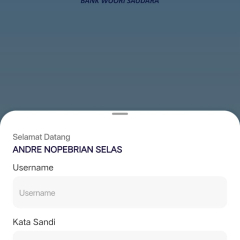 Cara lupa username BWS mobile banking khusus TKW