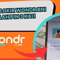 Layanan bank BNi atau lupa Pin Wondr BNi mobile terblokir