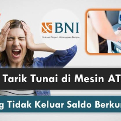 Tarik tunai di ATM Bank BNI uang tidak keluar tapi saldo terpotong