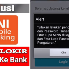 Cara Buka blokir wonder Bank BNI Terblokir Alasan Keamanan